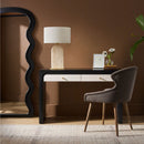 Contract furniture - Beige Arched Travertine Table Lamp - www.oroatrade.com