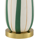 Contract furniture - Striped Ceramic Accent Table Lamp - www.oroatrade.com