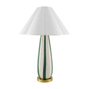 Contract furniture - Striped Ceramic Accent Table Lamp - www.oroatrade.com
