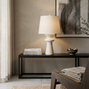 Contract furniture - White Modern Accent Table Lamp - www.oroatrade.com