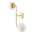 Hospitality furniture - Double White Glass Wall Lamp - www.oroatrade.com