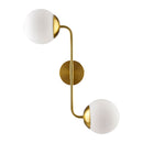 Hospitality furniture - Double White Glass Wall Lamp - www.oroatrade.com