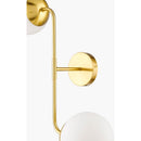 Hospitality furniture - Double White Glass Wall Lamp - www.oroatrade.com