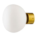 Hospitality furniture - White Glass Orb Wall Lamp - www.oroatrade.com