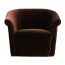 Hospitality furniture - Brown Cotton Swivel Chair - www.oroatrade.com