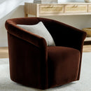 Hospitality furniture - Brown Cotton Swivel Chair - www.oroatrade.com