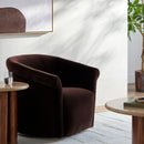 Hospitality furniture - Brown Cotton Swivel Chair - www.oroatrade.com