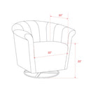 Hospitality furniture - Brown Cotton Swivel Chair - www.oroatrade.com