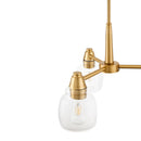 Hospitality furniture - Iron Framed Glass Chandelier - www.oroatrade.com