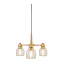 Hospitality furniture - Iron Framed Glass Chandelier - www.oroatrade.com