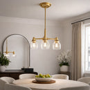 Hospitality furniture - Iron Framed Glass Chandelier - www.oroatrade.com