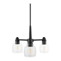 Hospitality furniture - Iron Framed Glass Chandelier - www.oroatrade.com
