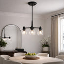 Hospitality furniture - Iron Framed Glass Chandelier - www.oroatrade.com