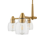 Hospitality furniture - Iron Framed Glass Chandelier - www.oroatrade.com