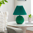 Contract furniture - Pleated Fabric Shade Table Lamp - www.oroatrade.com