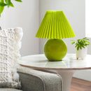 Contract furniture - Pleated Fabric Shade Table Lamp - www.oroatrade.com