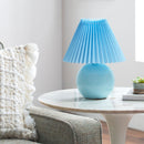 Contract furniture - Pleated Fabric Shade Table Lamp - www.oroatrade.com