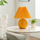 Contract furniture - Pleated Fabric Shade Table Lamp - www.oroatrade.com