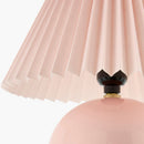 Contract furniture - Pleated Fabric Shade Table Lamp - www.oroatrade.com