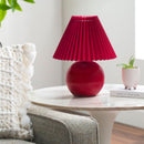 Contract furniture - Pleated Fabric Shade Table Lamp - www.oroatrade.com