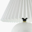 Contract furniture - Pleated Fabric Shade Table Lamp - www.oroatrade.com