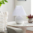 Contract furniture - Pleated Fabric Shade Table Lamp - www.oroatrade.com