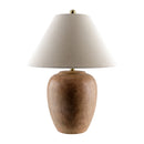 Contract furniture - Glazed Brown Ceramic Table Lamp - www.oroatrade.com