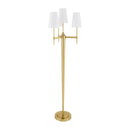 Contract furniture - White Linen 3-Light Floor Lamp - www.oroatrade.com