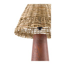 Contract furniture - Woven Rattan Accent Table Lamps (2) - www.oroatrade.com