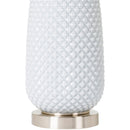 Contract furniture - Gray Textured Glass Table Lamp - www.oroatrade.com