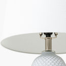 Contract furniture - Gray Textured Glass Table Lamp - www.oroatrade.com