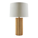 Hospitality furniture - Ridged Ceramic Accent Table Lamp - www.oroatrade.com