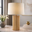 Hospitality furniture - Ridged Ceramic Accent Table Lamp - www.oroatrade.com