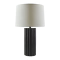 Hospitality furniture - Ridged Ceramic Accent Table Lamp - www.oroatrade.com
