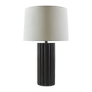Hospitality furniture - Ridged Ceramic Accent Table Lamp - www.oroatrade.com