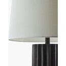 Hospitality furniture - Ridged Ceramic Accent Table Lamp - www.oroatrade.com