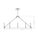 Modern European furniture - Black Iron 10-Light Chandelier - www.oroatrade.com
