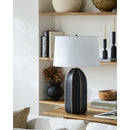 Hospitality furniture - Black Ceramic Modern Table Lamp - www.oroatrade.com
