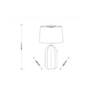 Hospitality furniture - Black Ceramic Modern Table Lamp - www.oroatrade.com