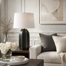 Hospitality furniture - Black Ceramic Modern Table Lamp - www.oroatrade.com