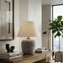 Contract furniture - Painted White Paper Table Lamp - www.oroatrade.com
