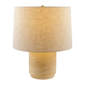 Contract furniture - Travertine Base Accent Table Lamp - www.oroatrade.com
