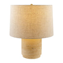 Contract furniture - Travertine Base Accent Table Lamp - www.oroatrade.com