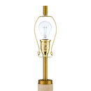 Contract furniture - Beige Marble Accent Floor Lamp - www.oroatrade.com
