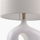 Hospitality furniture - White Abstract Sculpture Table Lamp - www.oroatrade.com