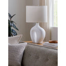 Hospitality furniture - White Abstract Sculpture Table Lamp - www.oroatrade.com