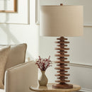 Hospitality furniture - Stacked Circular Base Table Lamp - www.oroatrade.com