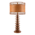 Hospitality furniture - Braided Seagrass Accent Table Lamp - www.oroatrade.com