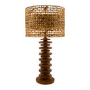 Hospitality furniture - Braided Seagrass Accent Table Lamp - www.oroatrade.com
