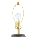 Contract furniture - Black Ceramic Accent Table Lamp - www.oroatrade.com